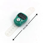 Hand tally counter reset dial
