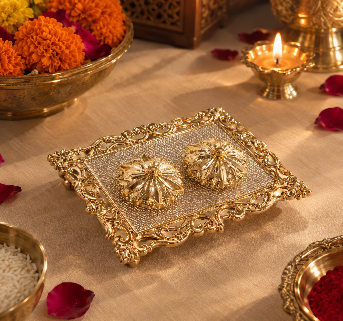 Roli Chawal Tray