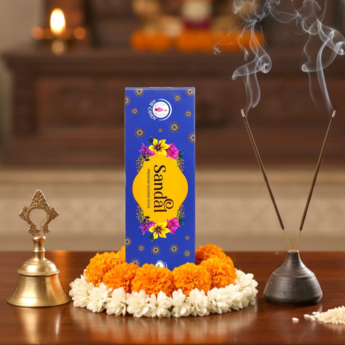 Premium sandalwood incense sticks 90g pack