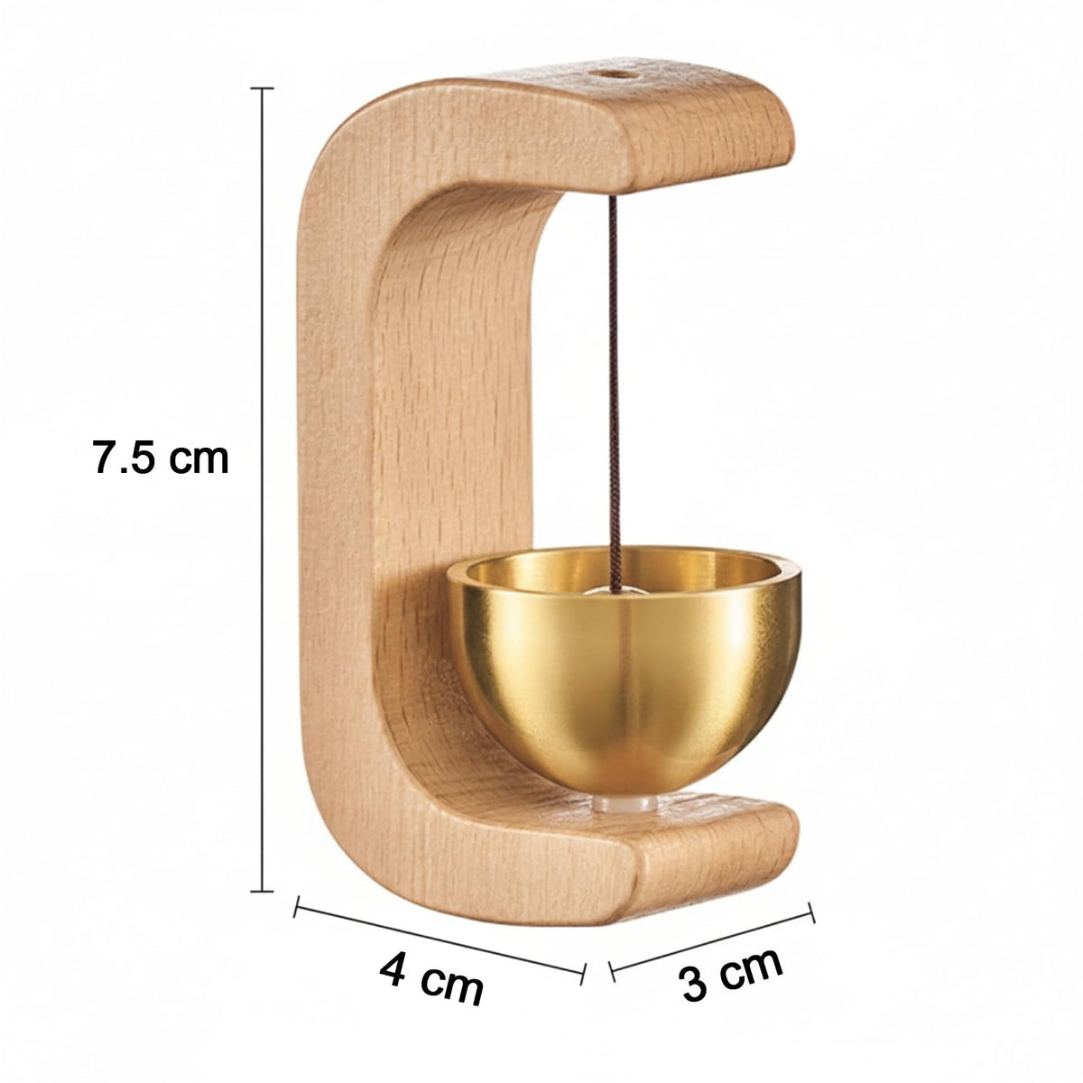 Brass door chime dimensions