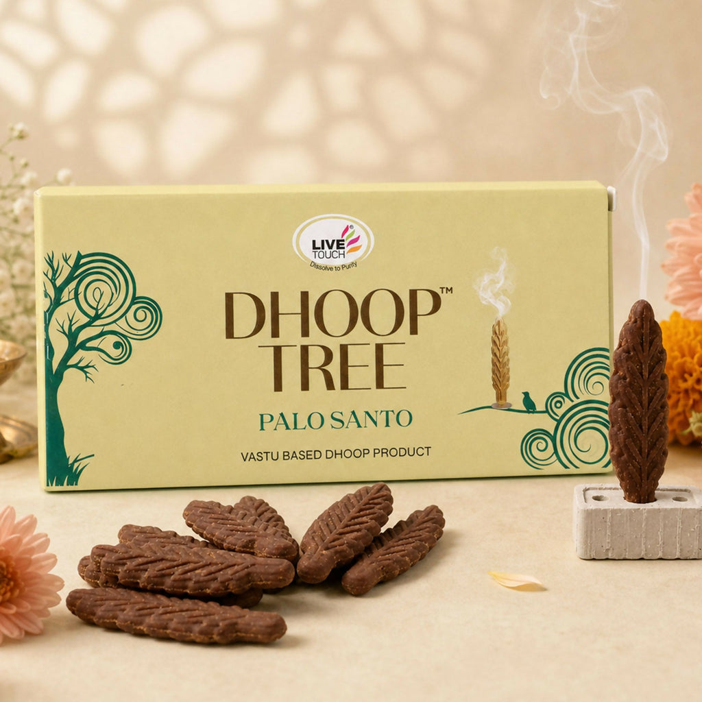 Palo santo dhoop burning