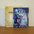 Radha Krishna wall frame on wall
