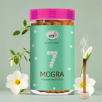 Mogra dhoop sticks in a 100g jar