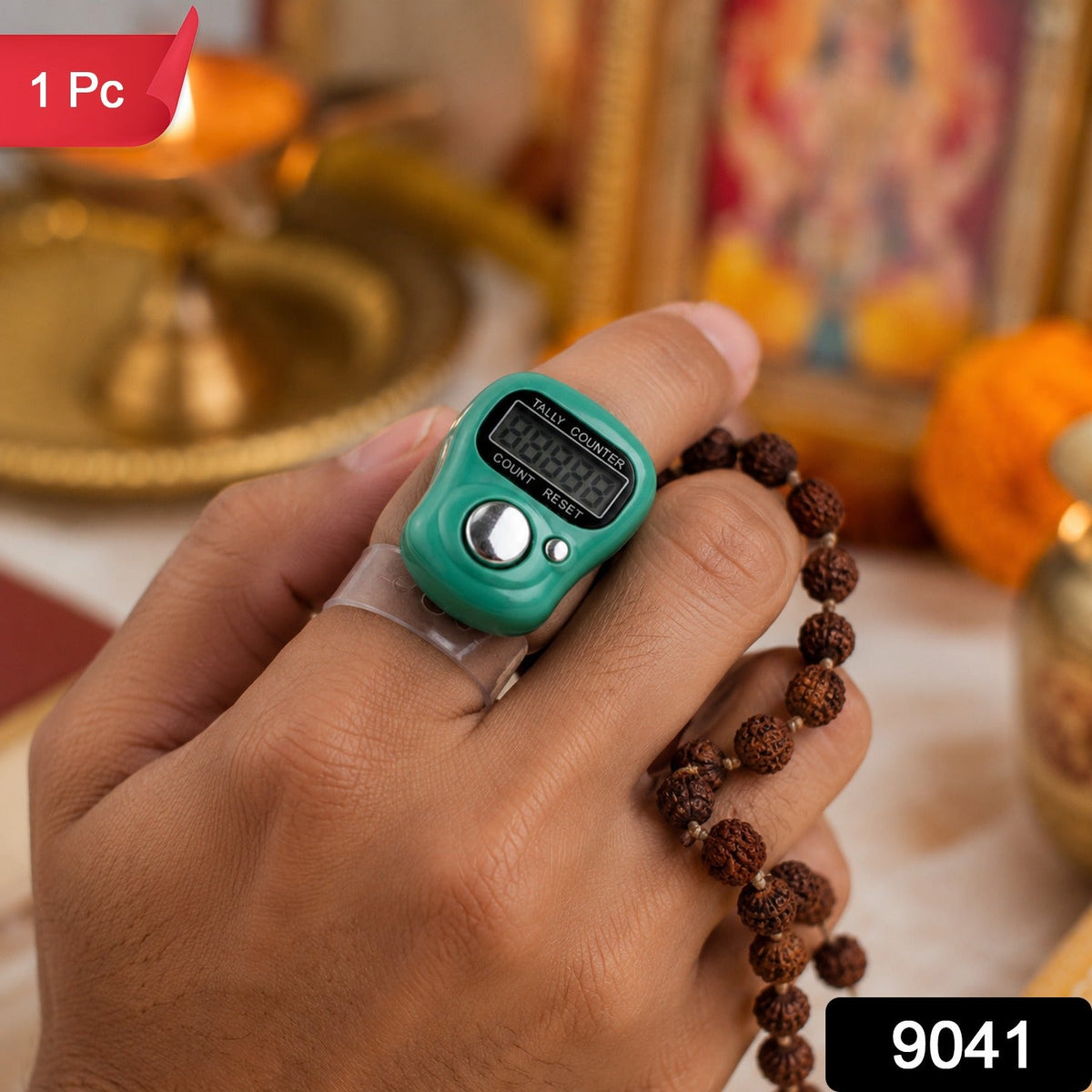 Hand tally counter worn on finger