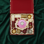 Five-step flower diya used as a planter