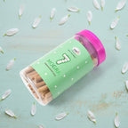 Mogra dhoop sticks out of the jar