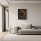 Shri Ram wall art layered depth
